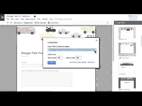Google Talk-Step 2-Distributing your Google Form