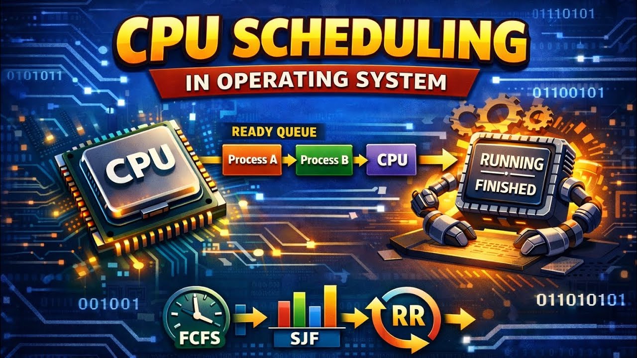 CPU Scheduling in Operating System | FCFS Algorithm Explained