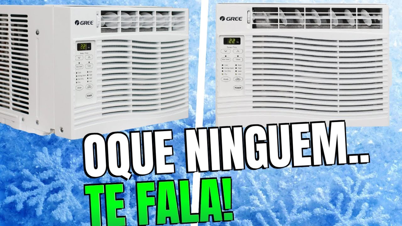 Ar Condicionado Janela Gree 7000 BTU Frio R32 Eletrônico é Bom? Vale a ...