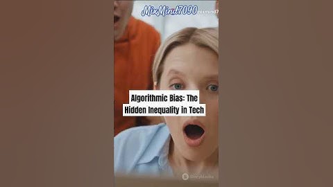 Algorithmic Bias: The Hidden Inequality in Tech.#AlgorithmicBias #TechInequality  #MixMind7090