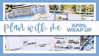 Plan With Me // April Wrap Up ft. Planner Pixie Co