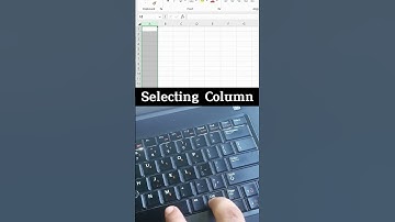 Excel tricks | select row & column #computer #typing #keyboard #asmr #tricks #fasttypingkeyboard