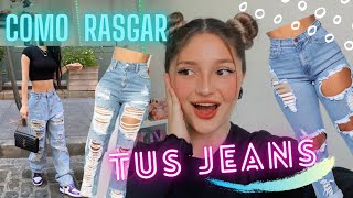 COMO RASGAR TUS JEANS / by icymariela