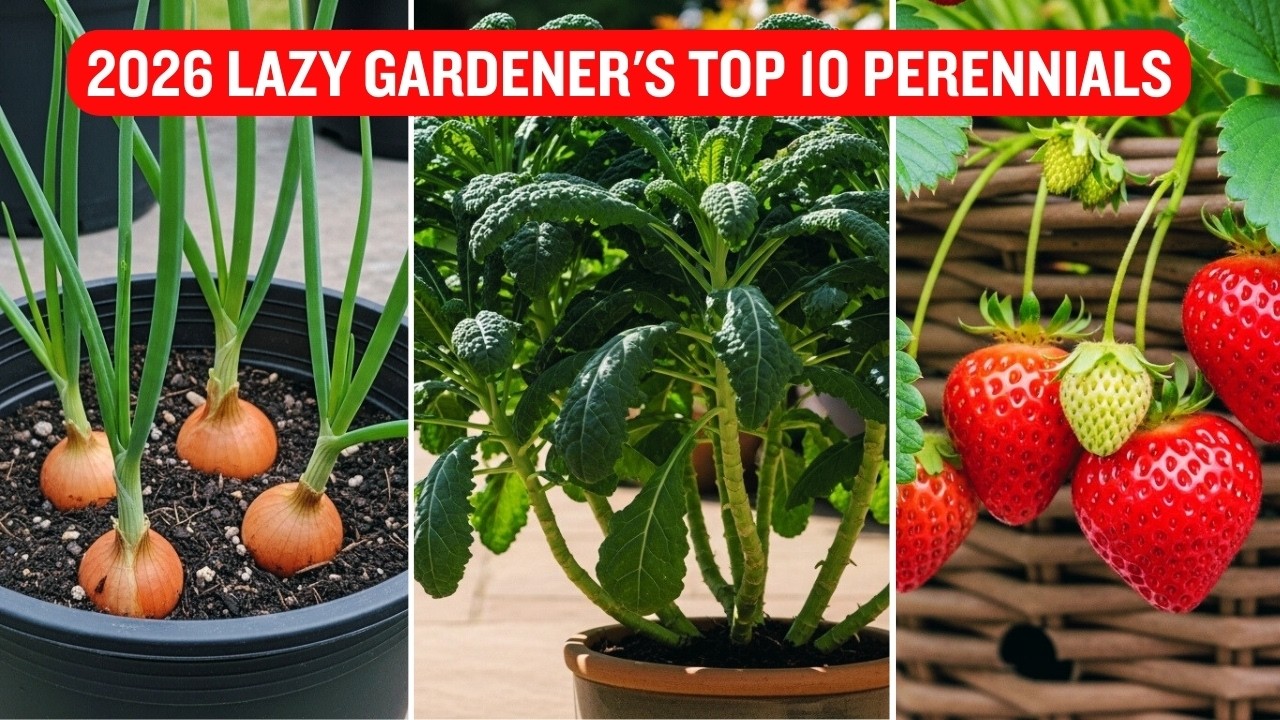 2026 Lazy Gardener's Top 10 Perennials 🤯 That THRIVE in Containers/Pots With ZERO Effort!