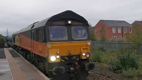 66849 and 66847 pass Normanton with RHTT (02/10/23)
