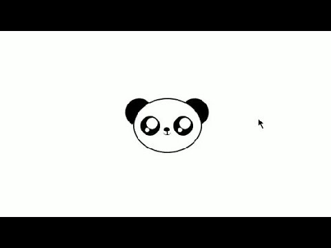 How to make a cute panda art on CSS