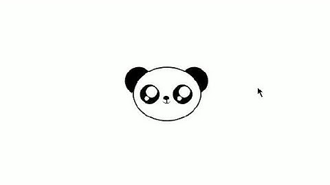 How to make a cute panda art on CSS