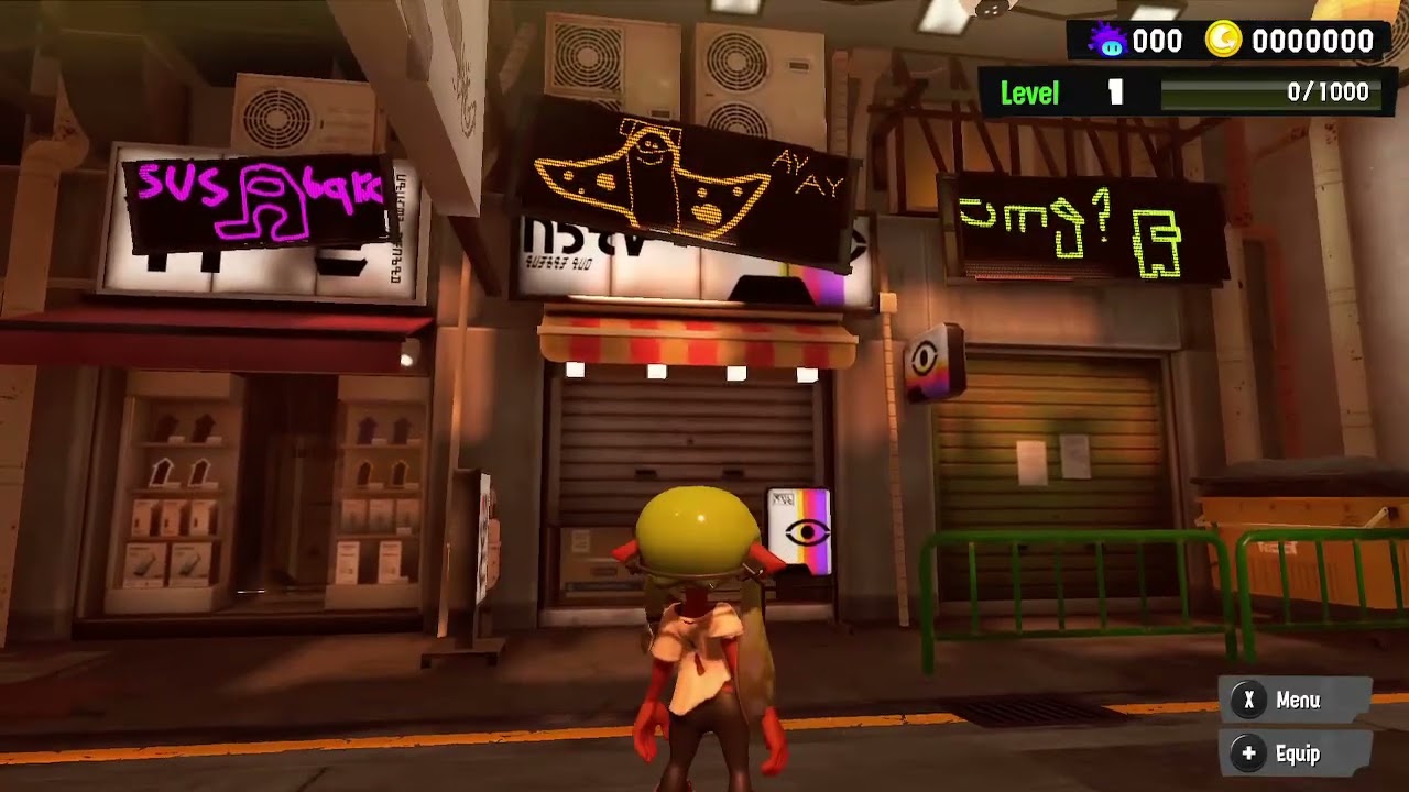 Splatoon 3 Demo - Looking at plaza posts until