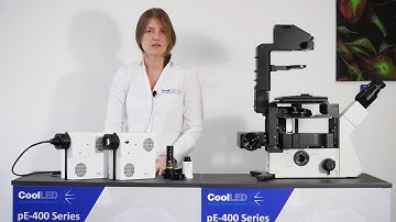 Fitting the pE-400 Series to an Evident Scientific IX73