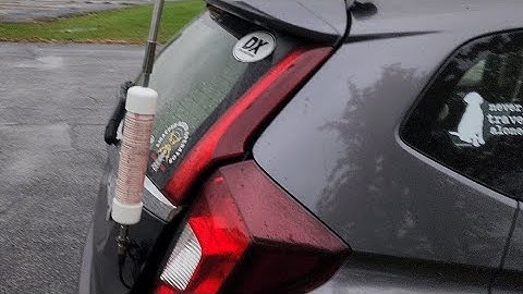 POTA telescopic whip for 6m to 20m with added home brew coil to make it work on 40m