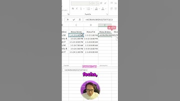 cómo Extraer la hora minuto y segundo completa de una fecha en Excel modo 2 #Excel #tutorial #shorts