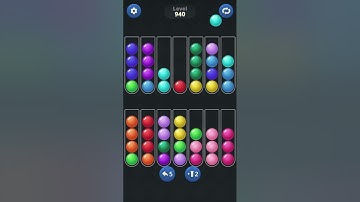 Ball Sort by Infinite Joy: Levels 939, 940
