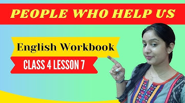 Rainbow Workbook class 4 lesson 7 | People who help us | Educator Neha Malik