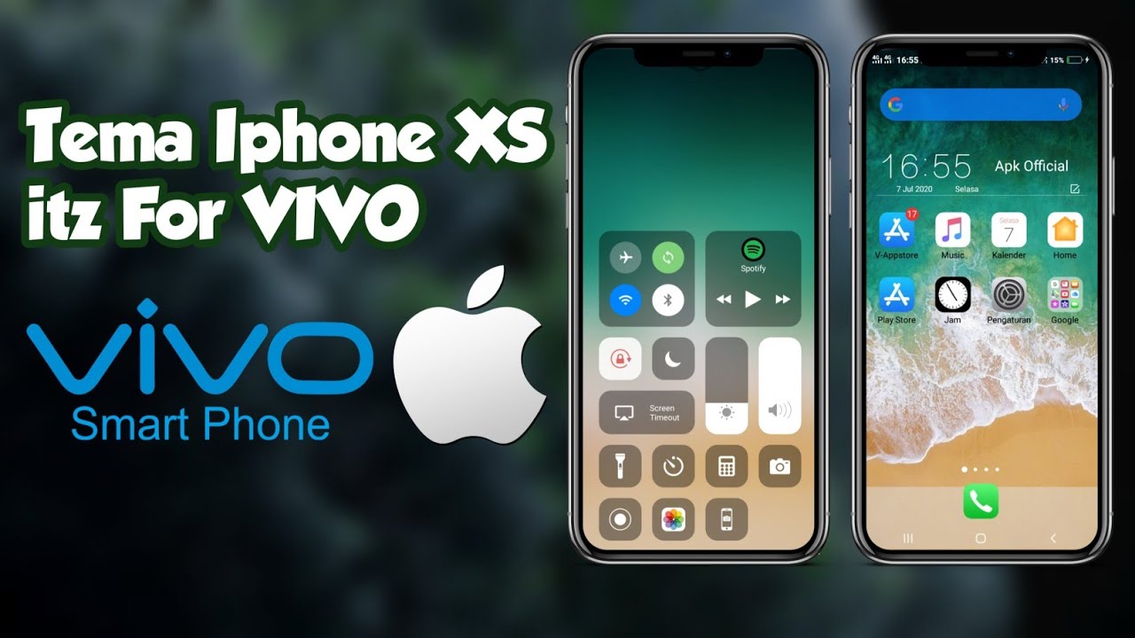 Tema ViVO Iphone Xs Terbaru itz | For All VIVO smartphone Saries