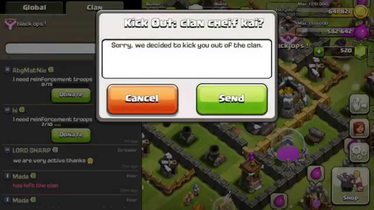 Clash of clans trolling: Clan kicking episode 1 - YouTube
