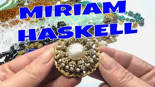 Beautiful Vintage Miriam Haskell Vintage Jewelry From The 1940s - 1970's