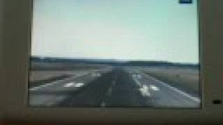 Landing Seattle SK937 A340 IFE Camera