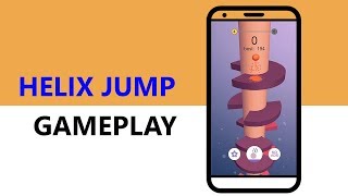 Helix Jump Gameplay | Reach the bottom of the tower | AndroIos Gameplay screenshot 2