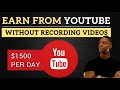 Best Way To Make Money On YouTube Without Recording Videos | How to Make Money Online