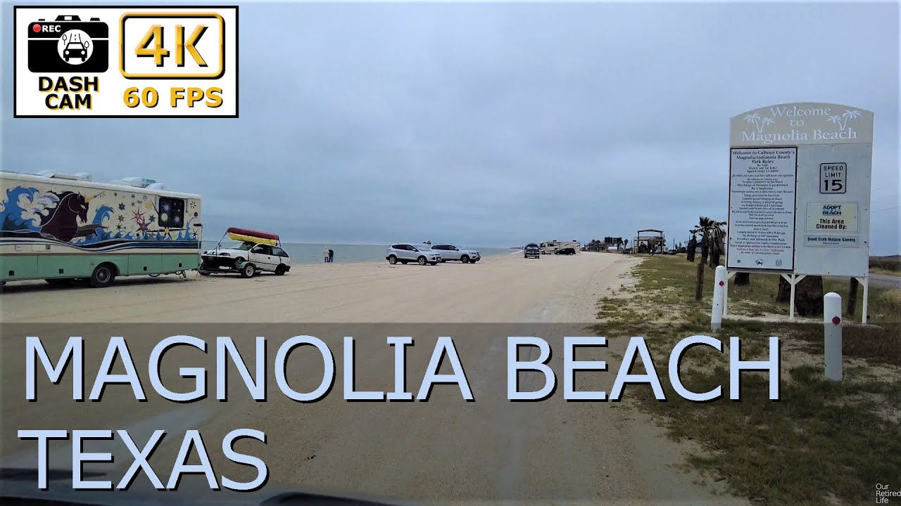 Magnolia Beach, Texas Scenic 4K Drive along the Gulf Coast Coastal