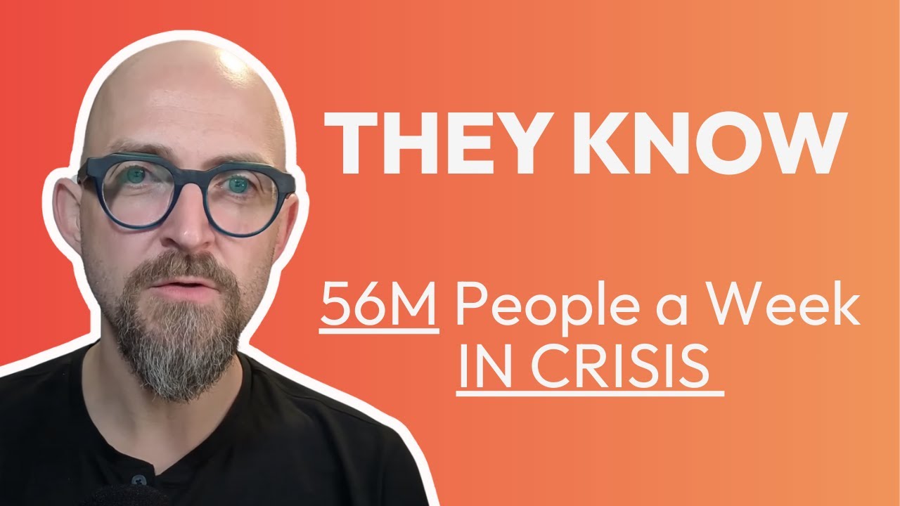 56M People Per Week in Mental Health Crisis on ChatGPT (OpenAI's Own Data)