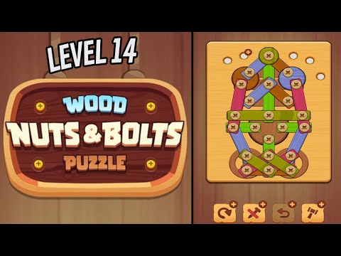 π
WOOD NUTS & BOLTS PUZZLE π€ͺ Level 14 π§© Gameplay Walkthrough