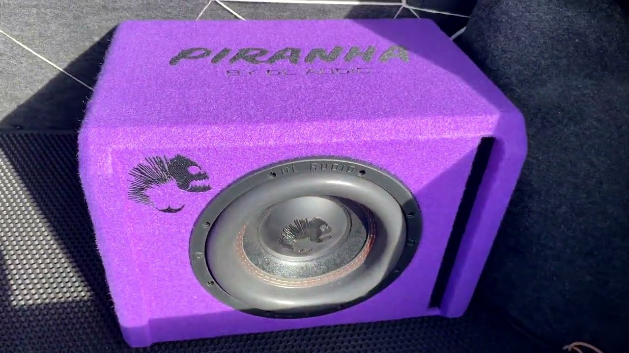 Установка сабвуфера 🔊 Piranha 10A Purple V.2 на ВАЗ – 2114