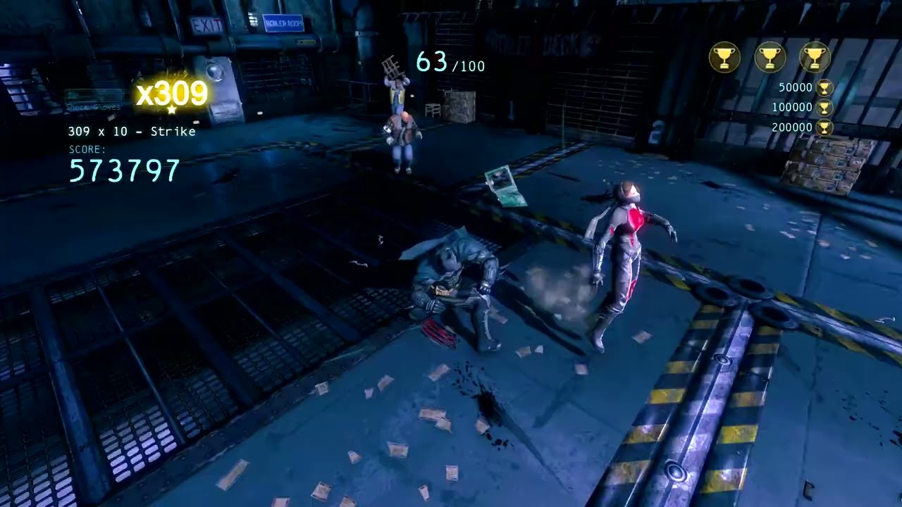 INJUSTICE POWER!! - Batman: Arkham Origins (1 to 100) Combat Challenge