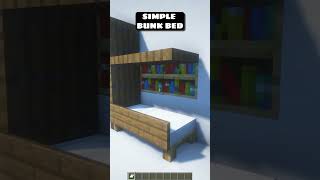 Minecraft Bunk Bed Design😍| #minecraft #shorts #trending