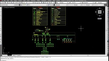 Example of automatic drawing in AutoCAD by  VBA  (Electrical Concept)