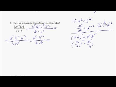 Videó: Mit jelent algebrai megoldás?