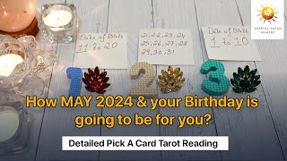 May 2024 \& Birthday Month 🦋 Pick a card 🤩 detailed Monthly tarot reading \& psychic predictions 🔮