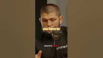 Thumbnail of "I sacrificed everything" - Khabib Nurmagomedov | #shorts #khabib #mma