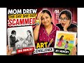 Mom Drew the Day She Got Scammed 😭 II Art challenge