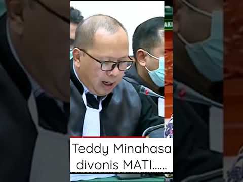 Teddy Minahasa divonis MATI