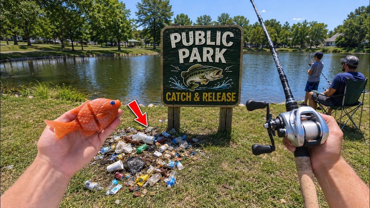 I Tested If Public Parks Have Giant Fish!