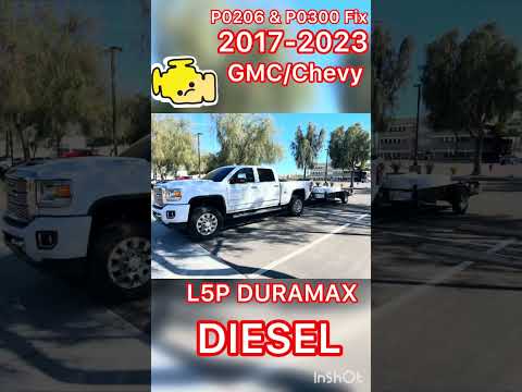 2019 Duramax L5P P0206 & P0300 injector circuit connector/service emissions system fix#l5p #duramax