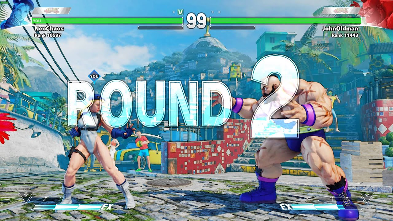 Street Fighter V Beta 3 - NeoChaos (Cammy) vs. JohnOldman (Zangief)