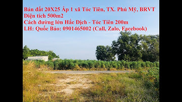 Bán đất 500m2 Ấp 1, Xã Tóc Tiên … Cách Hắc Dịch - Tóc Tiên 200m