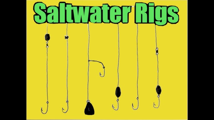 The EASIEST Rig for BEACH and PIER FISHING - How to set up a bottom rig 