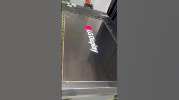 77 inch , 4K transparent OLED display testing OCR optical bonding displays #transparentoled #OLED