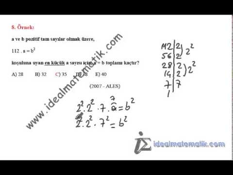 Ygs Matematik Asal Carpanlara Ayirma Youtube