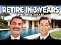 He was able to retire in 3 years from his real estate investments