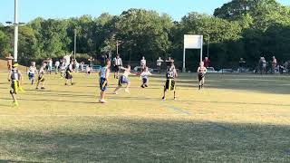 Jensen with a good run 2026 eight Year Old Football flag football