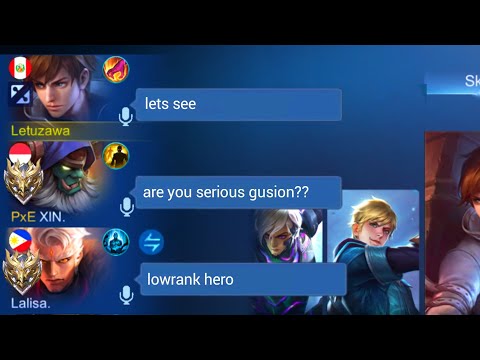 THIS OPEN MIC DUO TRASHTALK MY GUSION!😂 then i use this build...