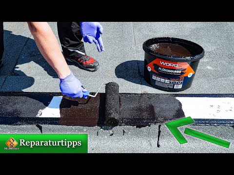 Video: Nahtdachreparatur Einschließlich Rollenmaterial