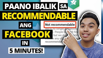 PAANO GAWING RECOMMENDABLE ANG FACEBOOK PAGE/PROFILE l HOW TO FIX NOT RECOMMENDABLE ON FACEBOOK?