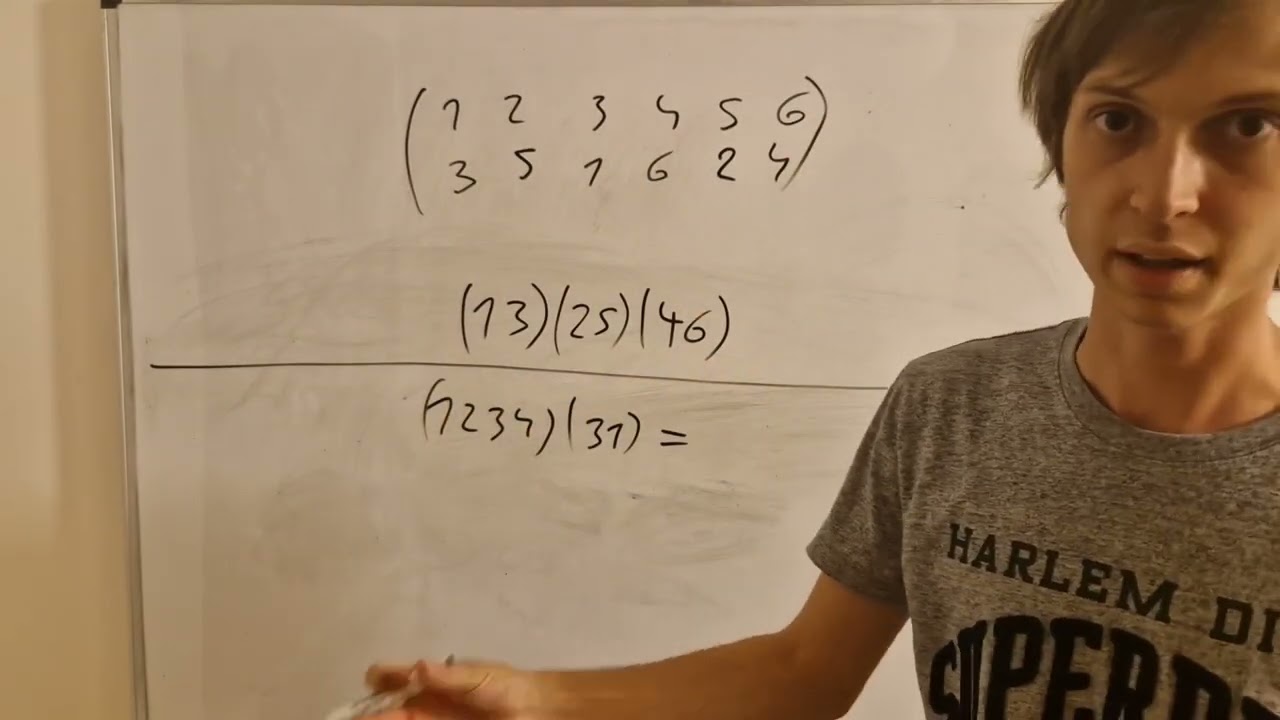 Cycle notation: multiplying non disjoint cycles (permutations cycle notation)