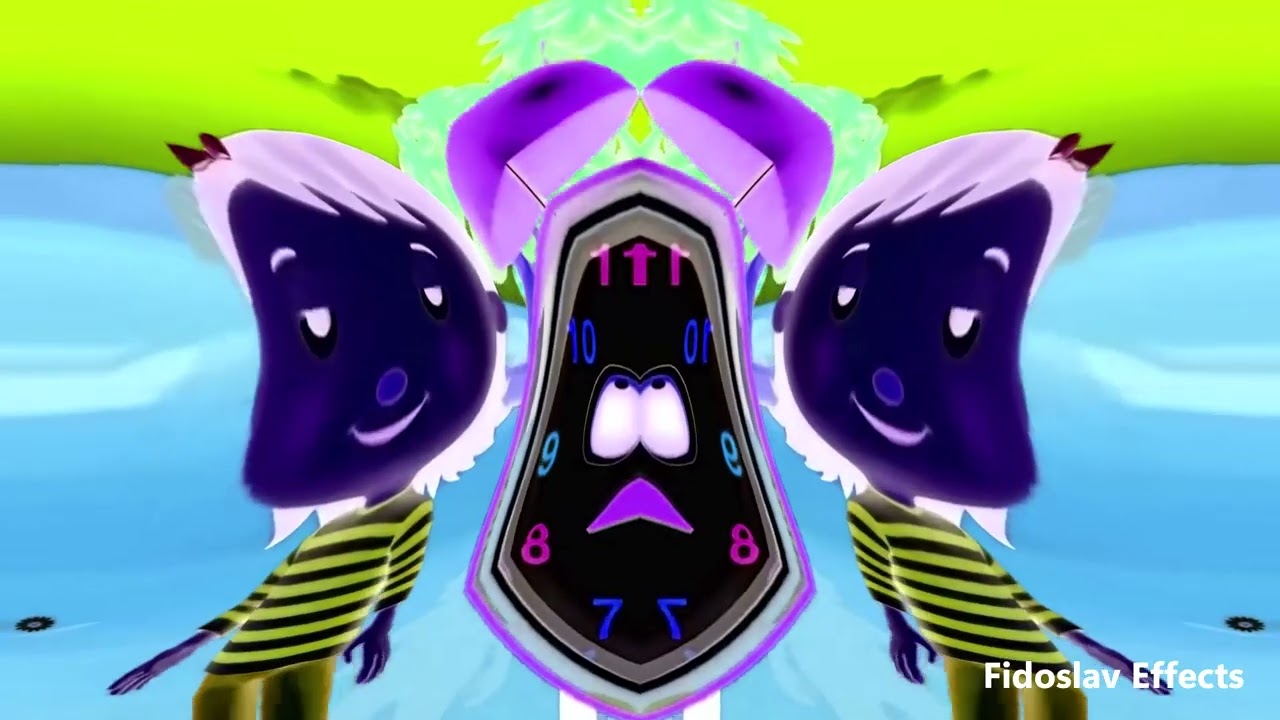 Little Baby Bum Girl and Clock Sparta Pitch Effects (Sponsored By Gamavision Csupo)