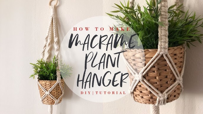 Introducing our macrame plant hanger kit — Cosy Craft Club